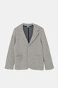Дитячий піджак United Colors of Benetton трикотаж сірий 3F1YC600H.G.Seasonal