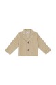 Дитячий бавовняний піджак Donsje Braas Blazer Bear 4083301 бежевий AW24