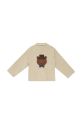 BIMBO Donsje blazer in cotone per bambini Braas Blazer Bear 4083301 beige