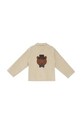CHLAPEC Dětské bavlněné sako Donsje Braas Blazer Bear 4083301 béžová
