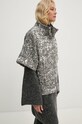 Bruuns Bazaar blazer con aggiunta di lana FrangiBBCarly waistcoat argento BBW4046