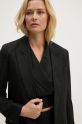 Bruuns Bazaar blazer con aggiunta di lana BillBBFrida blazer nero BBW4105