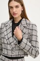 Bruuns Bazaar marynarka DoxaBBNanyas short blazer szary BBW4175