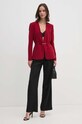 Calvin Klein marynarka K20K207154 bordowy AW24