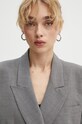 MSGM marynarka wełniana 3741MDG18X.247506 szary