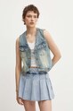 Guess Originals vesta jeans necaptusit albastru W4YG21.D4XY0