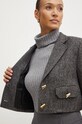 Vlněné sako Pinko 104337.A274 šedá