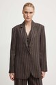 Day Birger et Mikkelsen sacou de in Emile - Casual Linen Stripe maro DAY65243233
