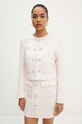 Піджак Rotate Boucle Cropped Jacket з підкладкою рожевий 1127721011