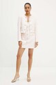 Піджак Rotate Boucle Cropped Jacket 1127721011 рожевий AW24
