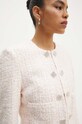 Піджак Rotate Boucle Cropped Jacket 1127721011 рожевий