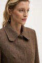 Remain geaca de lana Fitted Herringbone Blazer maro 5018632977