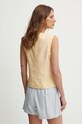 Одяг Жилетка з домішкою льону Pepe Jeans ADITI PL402420 помаранчевий