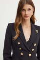 Σακάκι Elisabetta Franchi μαύρο GI09546E2