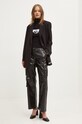 Sako Karl Lagerfeld Jeans 245J1404 černá AW24