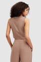 Γιλέκο AllSaints DERI LYN καφέ WT025Y