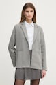 Піджак United Colors of Benetton без підкладки сірий 28Y6DW02U