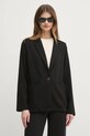 United Colors of Benetton marynarka dzianina czarny 28Y6DW02U