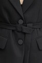 Armani Exchange marynarka z domieszką wełny 6DYG18.YN1XZ czarny