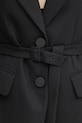 Armani Exchange marynarka z domieszką wełny 6DYG18.YN1XZ czarny