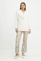 Пиджак с примесью шерсти Luisa Spagnoli 541517 бежевый AW24
