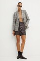 Weekend Max Mara geaca de lana 2425046052600 negru AW24