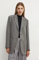 Σακάκι Weekend Max Mara ύφασμα γκρί 2425916022600