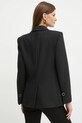 Odzież Patrizia Pepe marynarka z domieszką wełny 2S1504.A475 czarny