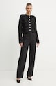 Patrizia Pepe geaca de lana 2S1510.K229 negru AW24