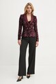 Elisabetta Franchi marynarka GI09847E2 bordowy AW24