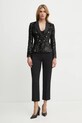Σακάκι Elisabetta Franchi GI09847E2 μαύρο AW24