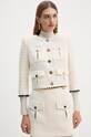 Elisabetta Franchi marynarka beżowy GI10847E2