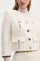 Elisabetta Franchi marynarka GI10847E2 beżowy