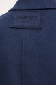 Шерстяная куртка-бомбер Twinset 242TP2063 тёмно-синий