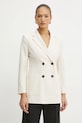Піджак з домішкою вовни Marella з підкладкою бежевий 2423046052200