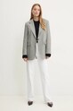 Boss Orange sacou din lana 50524402 gri AW24