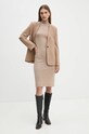 Пиджак с примесью шерсти Calvin Klein K20K207632 коричневый SS25