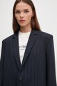 Пиджак с примесью шерсти Calvin Klein тёмно-синий K20K207644