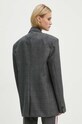 Odzież MSGM marynarka wełniana 3742MDG03.247825 szary