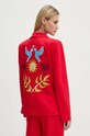 Never Fully Dressed marynarka Red Sundaze Romance Blazer NFDOU358 czerwony AW24
