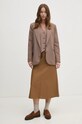 Піджак з домішкою вовни La Petite Française PFVAILLANTE PFVAILLANTE бежевий AW24
