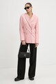 Вълнено сако Fiorucci W01FMBDO059WO01PN02 розов AW24