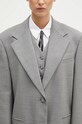 Vlnené sako Sportmax Baffo sivá 2422046032600