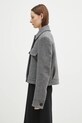 Sportmax kurtka wełniana Francia 2422046062600 czarny AW24