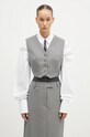 Vuneni prsluk Sportmax Adesso1234 vuna siva 2422156012600