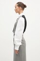 Vuneni prsluk Sportmax Adesso1234 2422156012600 siva AW24