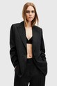 AllSaints marynarka AVERIE TEN BLAZER tkanina czarny W026QC