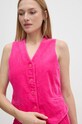 La Petite Française kamizelka sztruksowa PFGOURMAND różowy PFGOURMAND