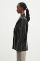 Rotate sacou Coated Oversized Blazer 112958100 negru AW24