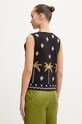 Abbigliamento Never Fully Dressed gilet Havana Waistcoat NFDKN408 nero
